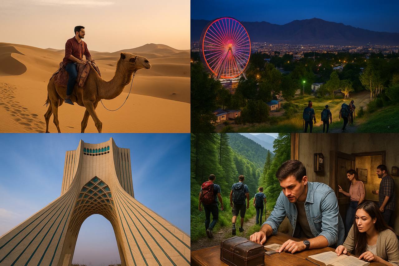 بهترین تفریحات در ایران؛ از طبیعت تا بازی‌های فکری